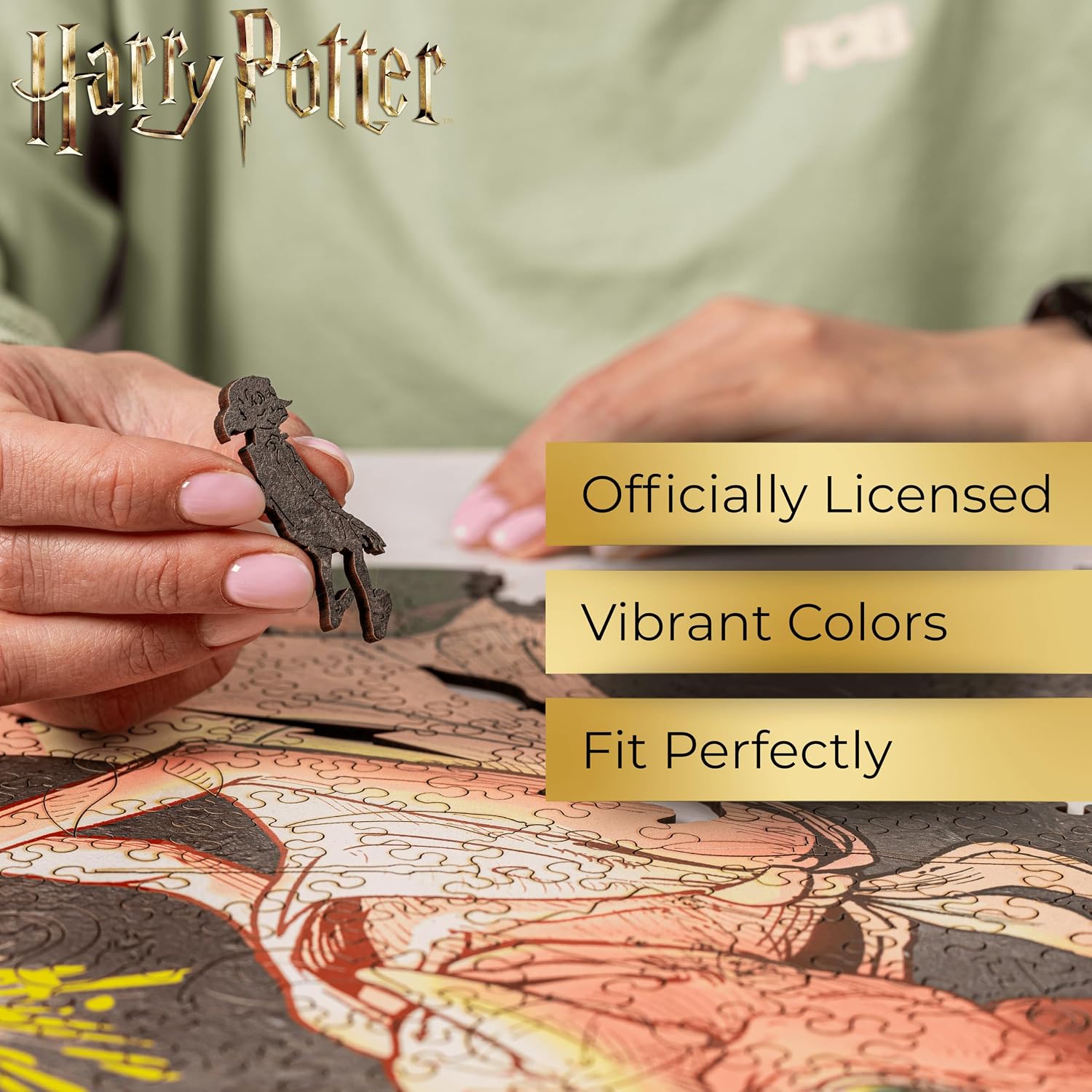 Harry Potter Wooden Jigsaw Puzzle – Shaped Dobby The House Elf Difficult Puzzle for Adults for Harry Potter Fans, Collectors & Puzzle Lovers (XXL, Dobby The House Elf)