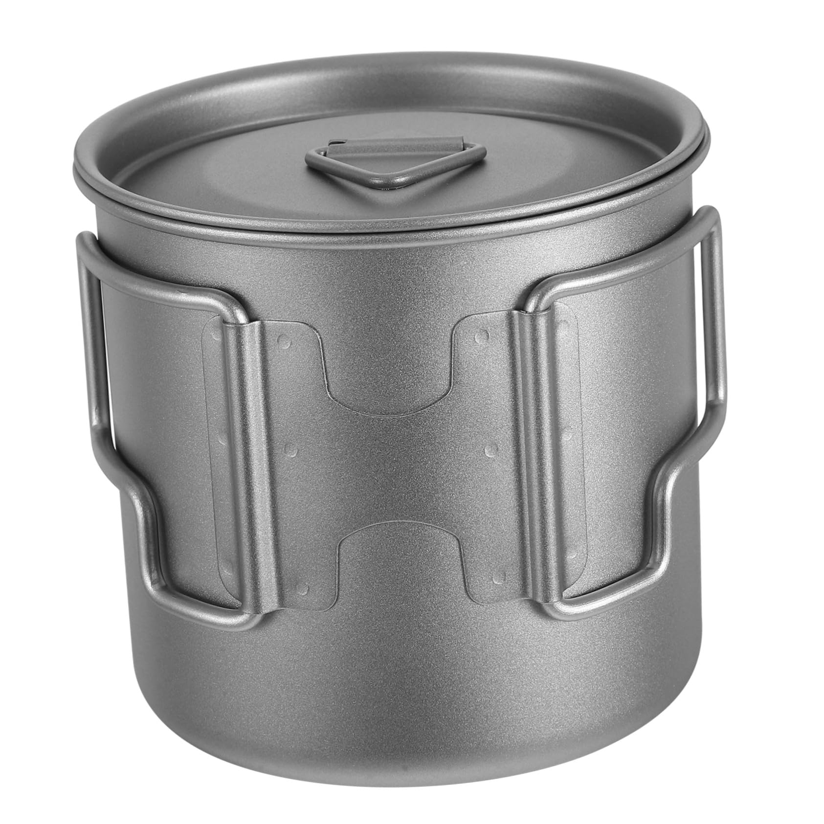 VALICLUD Faltbarer Titan-kaffeebecher mit Deckel Campingbecher als Teebecher mit Sieb Tragbares Kochgeschirr für Outdoor-aktivitäten Wie Wandern und Reisen