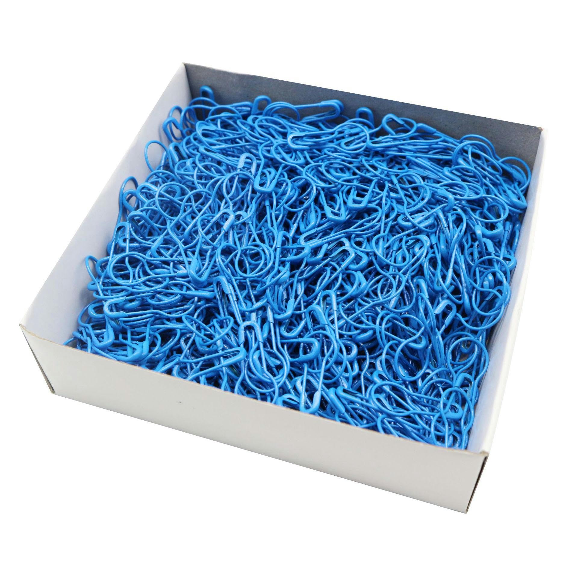1000 alfileres de Seguridad Calabaza Azul Marino(Light Yellow)