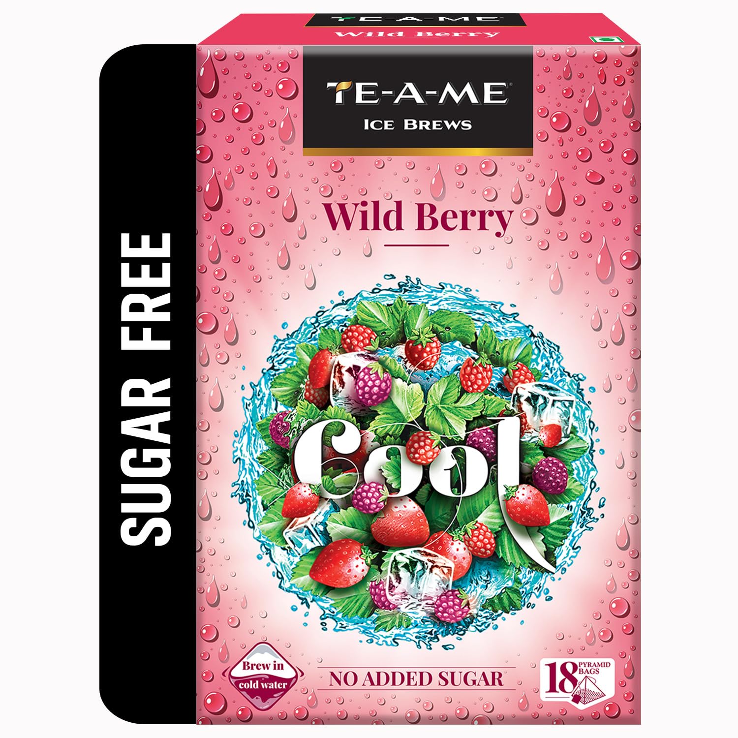 TE-A-ME Wild Berry Ice Tea - 18 Bags | Iced-Tea | Sugar Free | Christmas Gift | New Year Gift