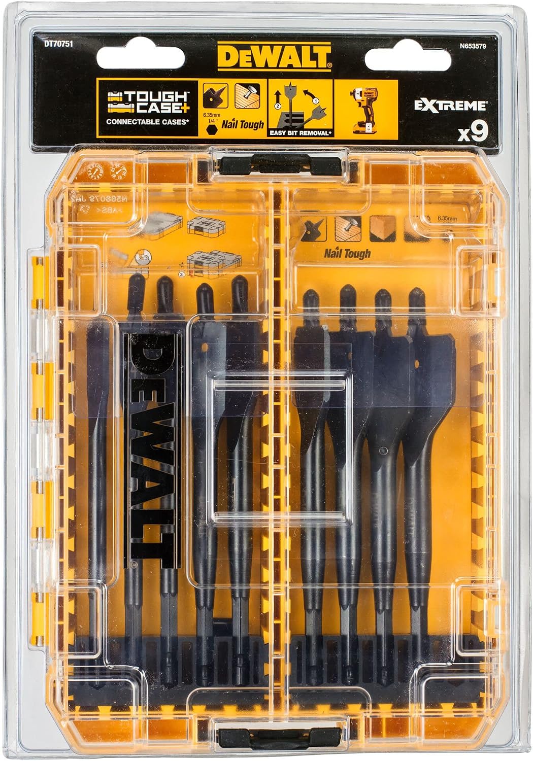DEWALT DT70751-QZ Drill Set, Black & Yellow