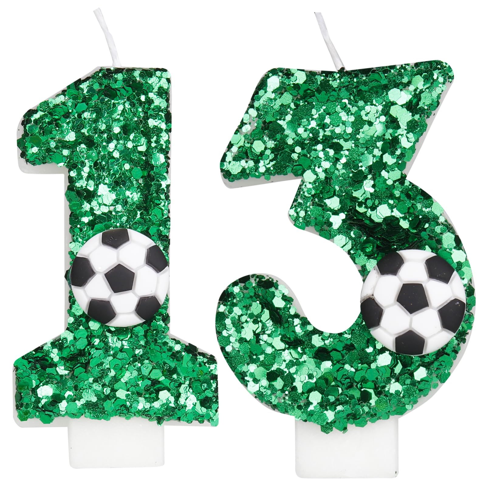 Number 13 Football Candle,Number 13 Candle,13 Candle Birthday Boy Decorations for Birthday Party Anniversary Celebration Supplies