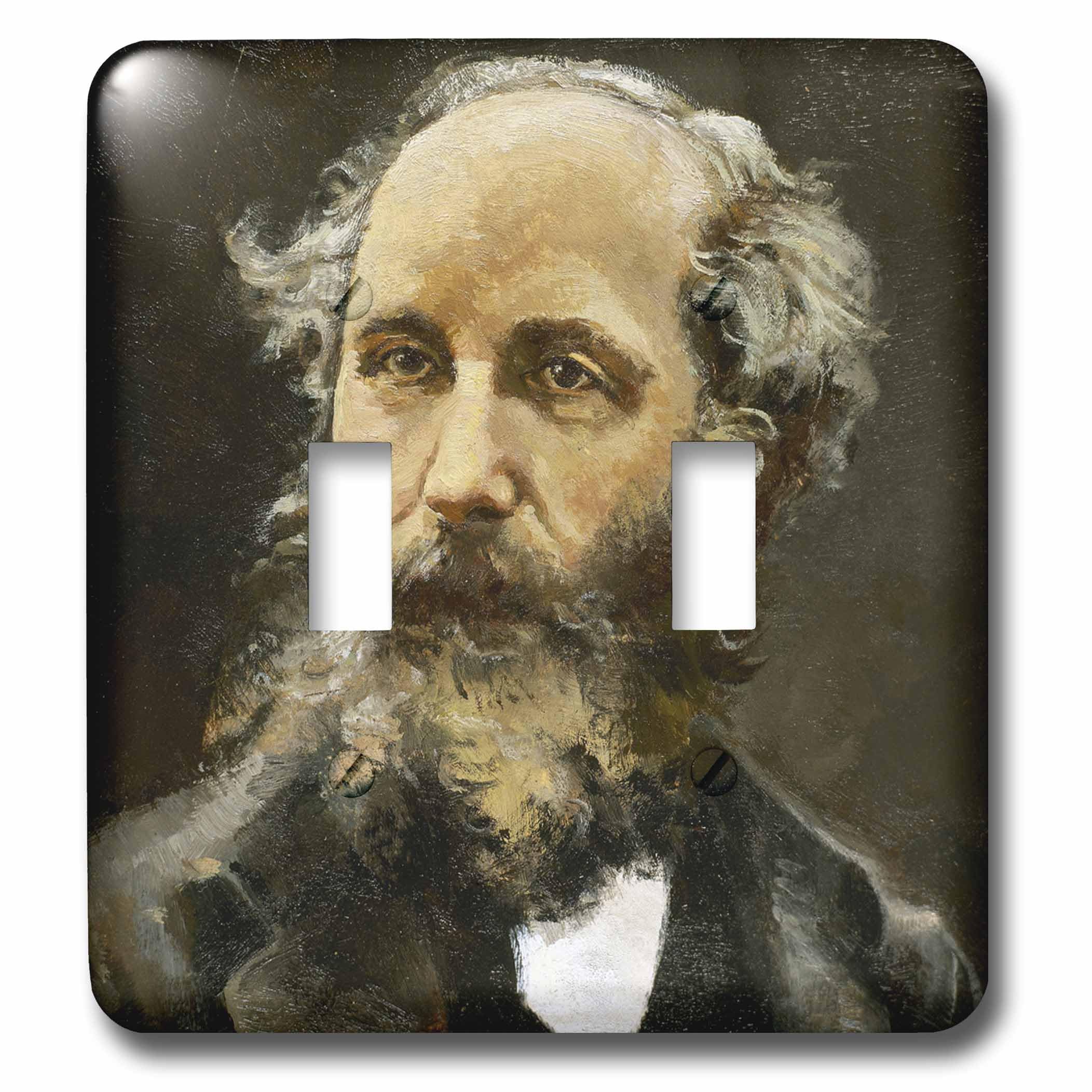 James Clerk Maxwell double interrupteur à bascule 3dRose lsp_83140_2 gravure scientifique