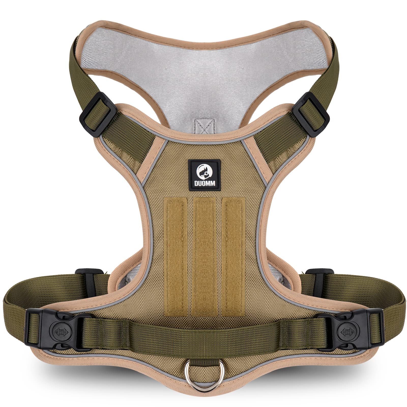 PetVogue Dog Harness for Medium Dogs No Pull; Reflective Dog Vest Harness, Adjustable Pet Harness with 2 Leash Clips, No Choke Dog Vest with Loop Panels, Dog Harness with Easy Control Handle Khaki XL (B0D2DP4H4R) Amazon Price History, Amazon Price Tracker