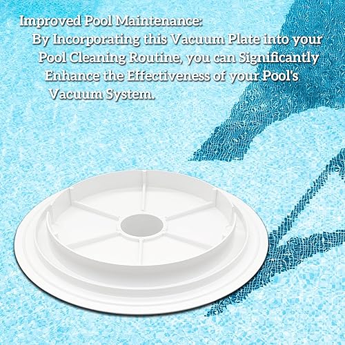 Miniatura 6 de Placa de vacío para desnatadora de piscina de 8 pulgadas de repuesto para Pentair Admiral Pool and Spa Skimmer S15, S20,85001900 Skimmer Cover