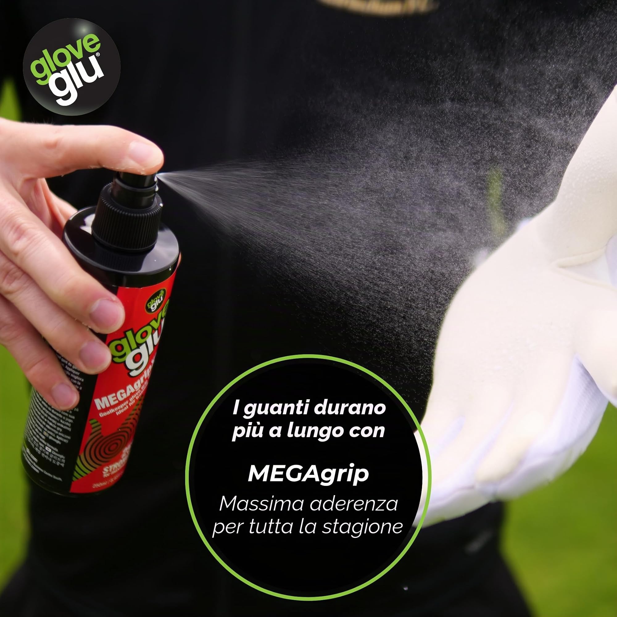 gloveglu MEGAgrip Spray per guanti da portiere (250 ml)
