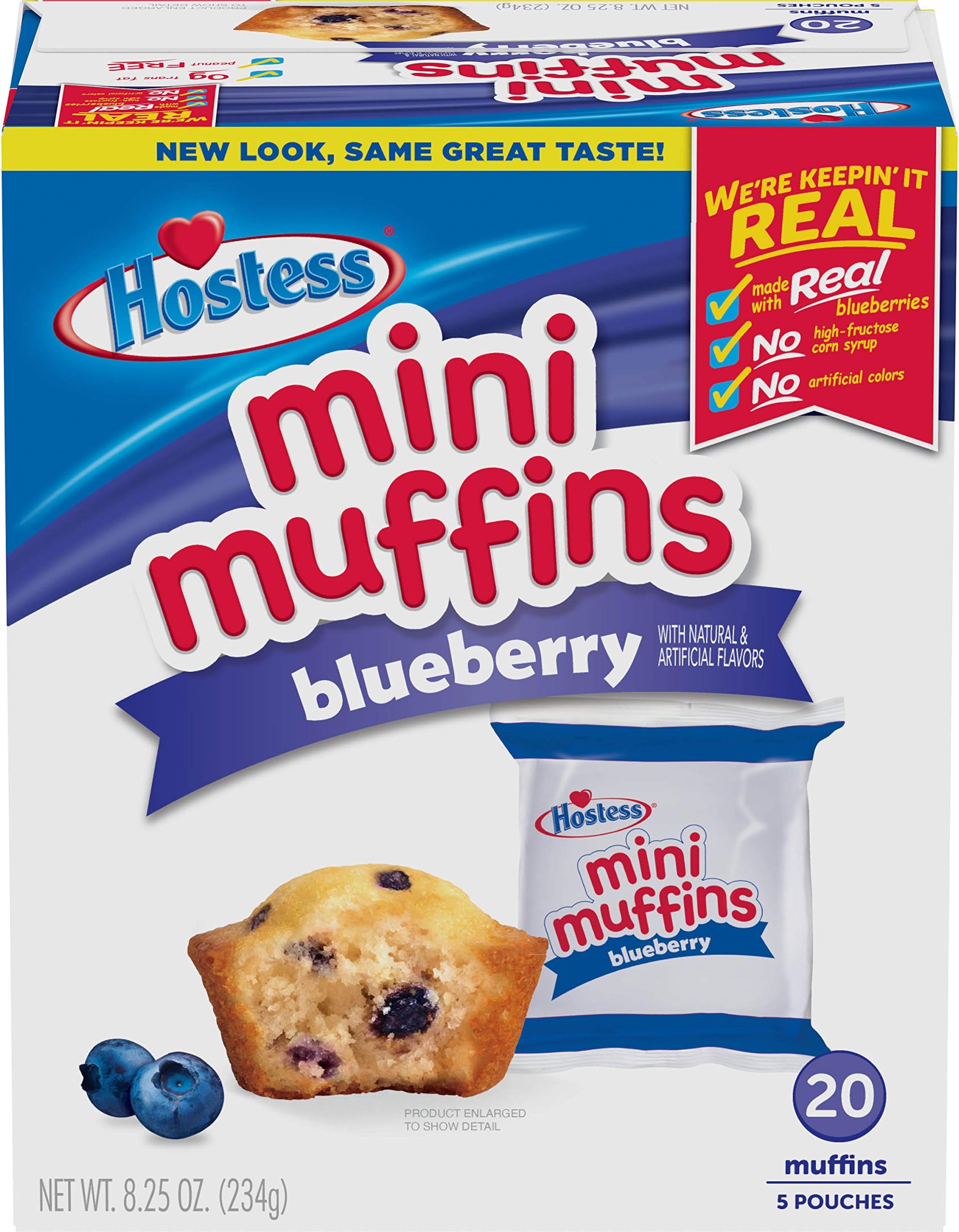 Blueberry Mini Muffins Multipack, 8.25oz