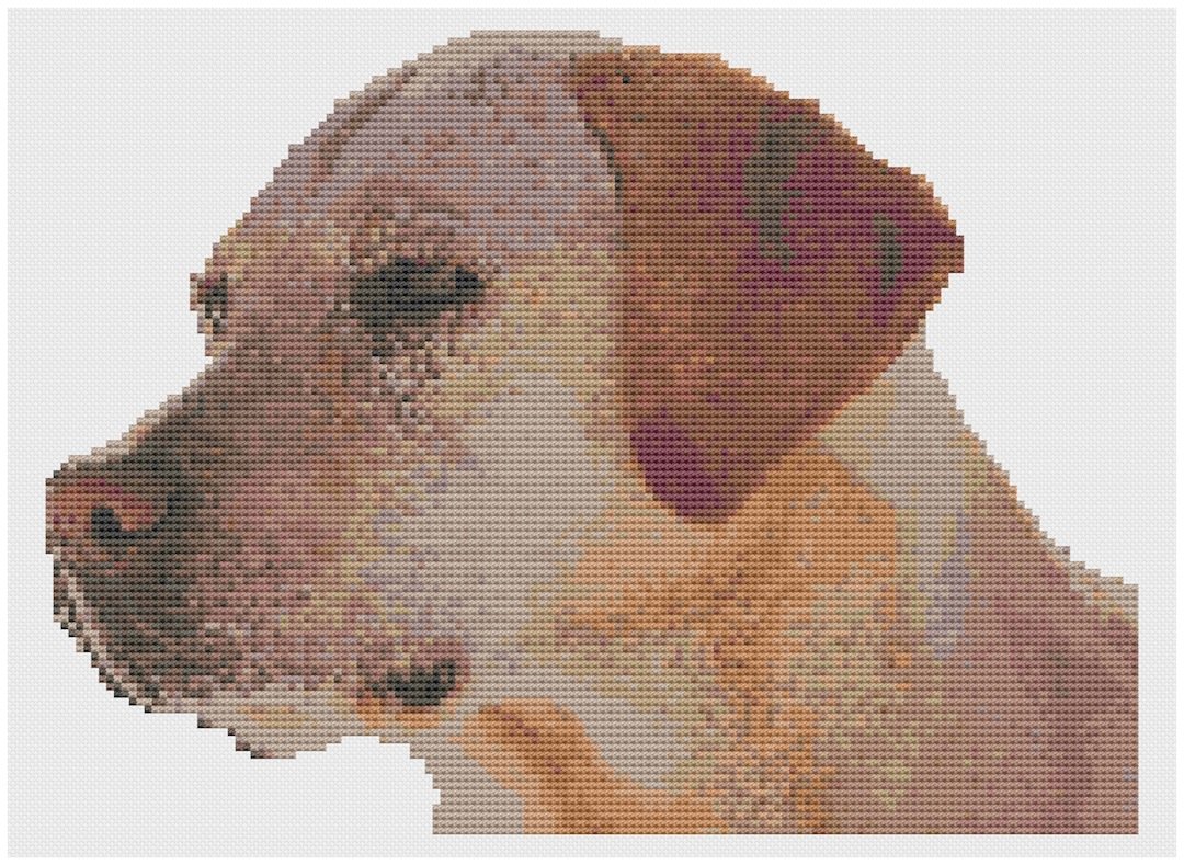 Florashell Needlecrafts Labrador Retriever Cross Stitch Pattern Only
