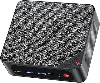 Beelink SER5 MAX Mini PC, AMD Ryzen 7 5800H(7nm, 8C/16T) up to 4.4GHz, Mini Computer 16GB DDR4 RAM 500GB NVME SSD, Micro PC 4K@60Hz Triple Display, Mini Gaming Computer WiFi6 BT5.2 54W HTPC