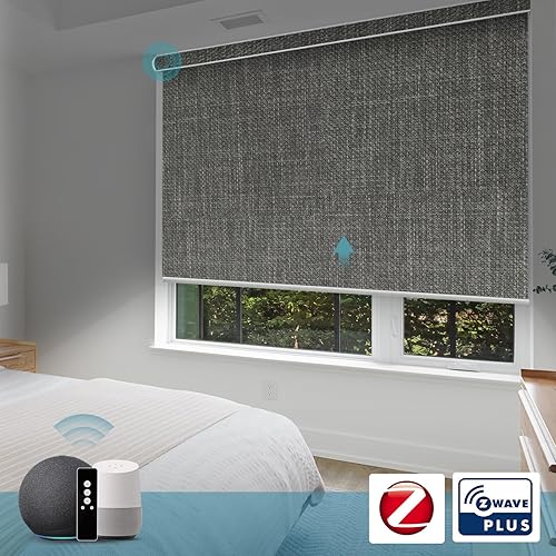 Miniatura 2 de SmartWings Las persianas motorizadas funcionan con Alexa y Google, persianas inteligentes automáticas Z-WaveZigbee con control remoto, persiana
