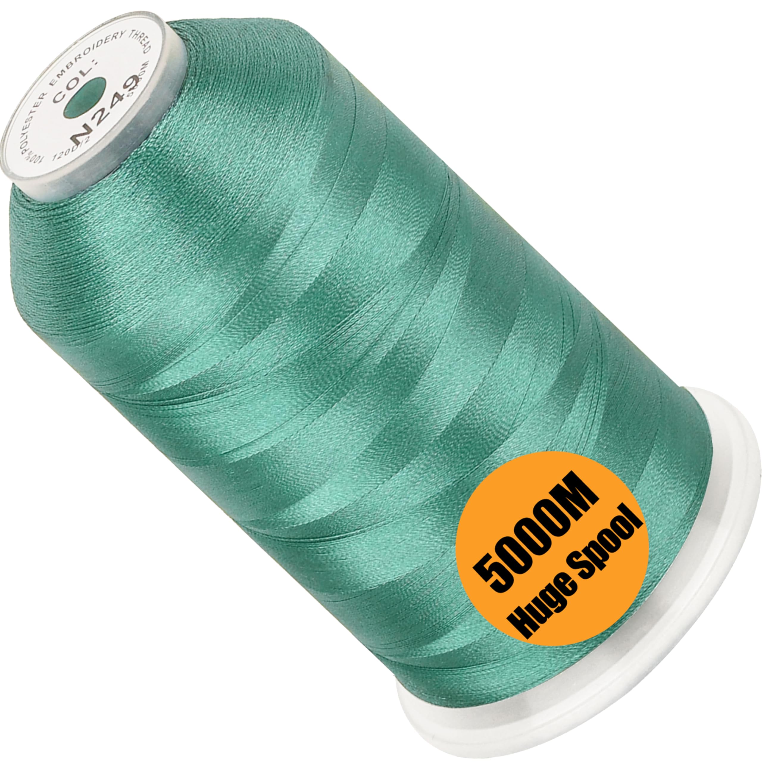 New brothread Huge Spool Embroidery Thread - Aquamarine Fits Janome Color