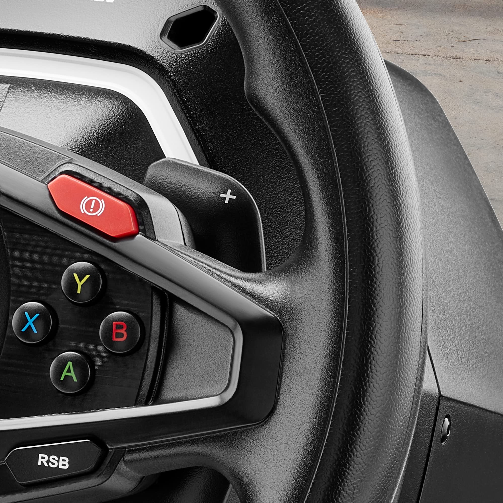Thrustmaster T128 Kabelgebundenes Lenkrad Dynamisches Force Feedback Rennlenkrad-Set Magnetische Pedale Kompatibel Xbox Series X|S Xbox One PC Schwarz