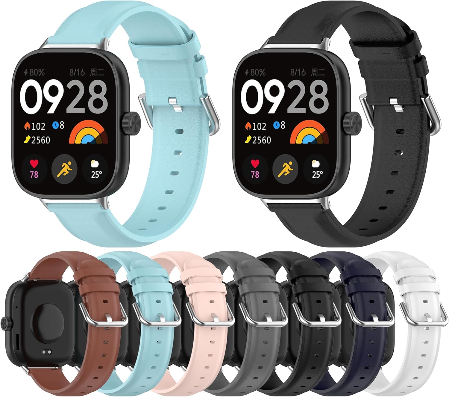 Senter Quick Release Soft leather Replacement band for Redmi Watch 4 Smart Watch