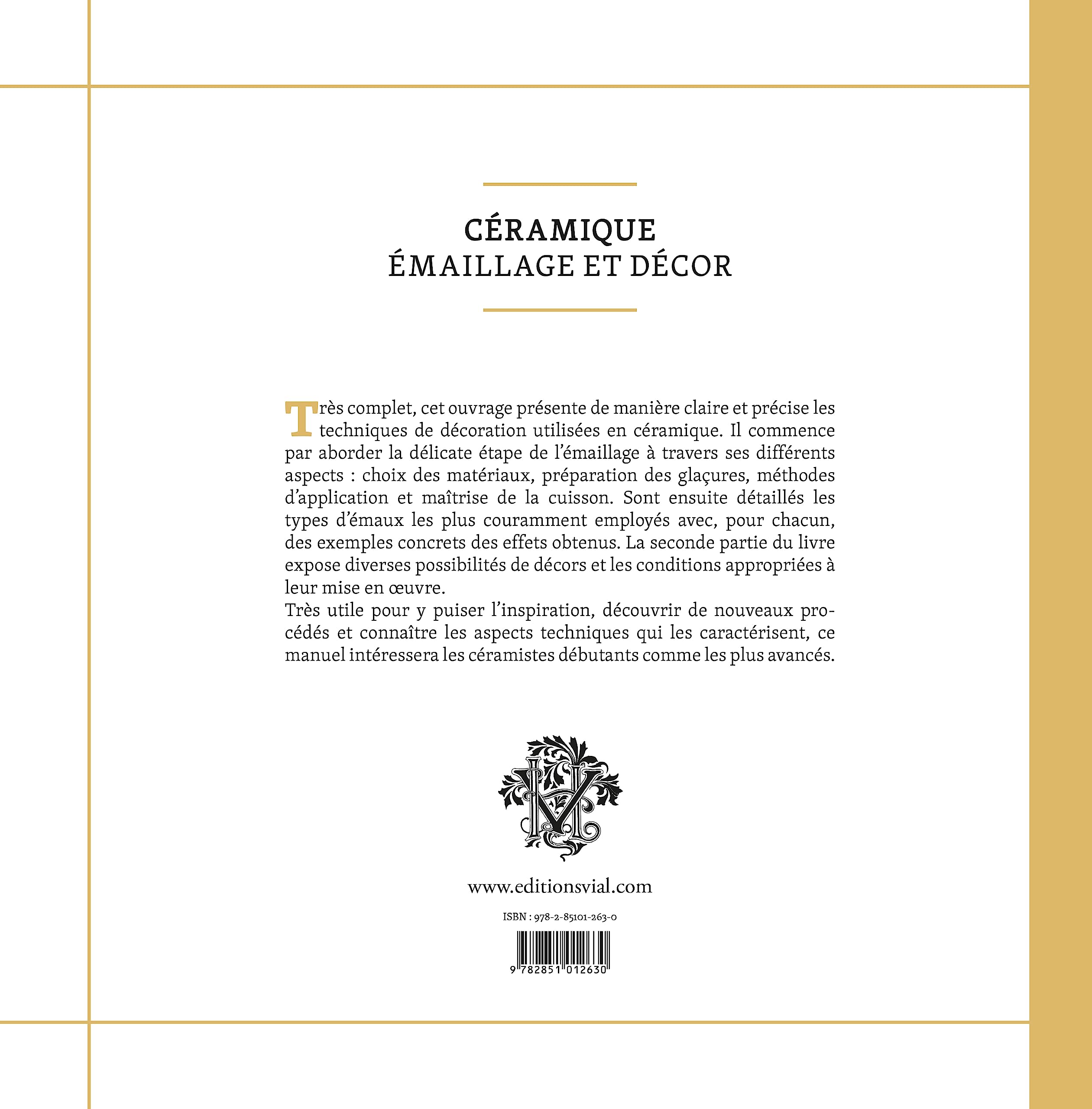 Céramique : Émaillage et décor