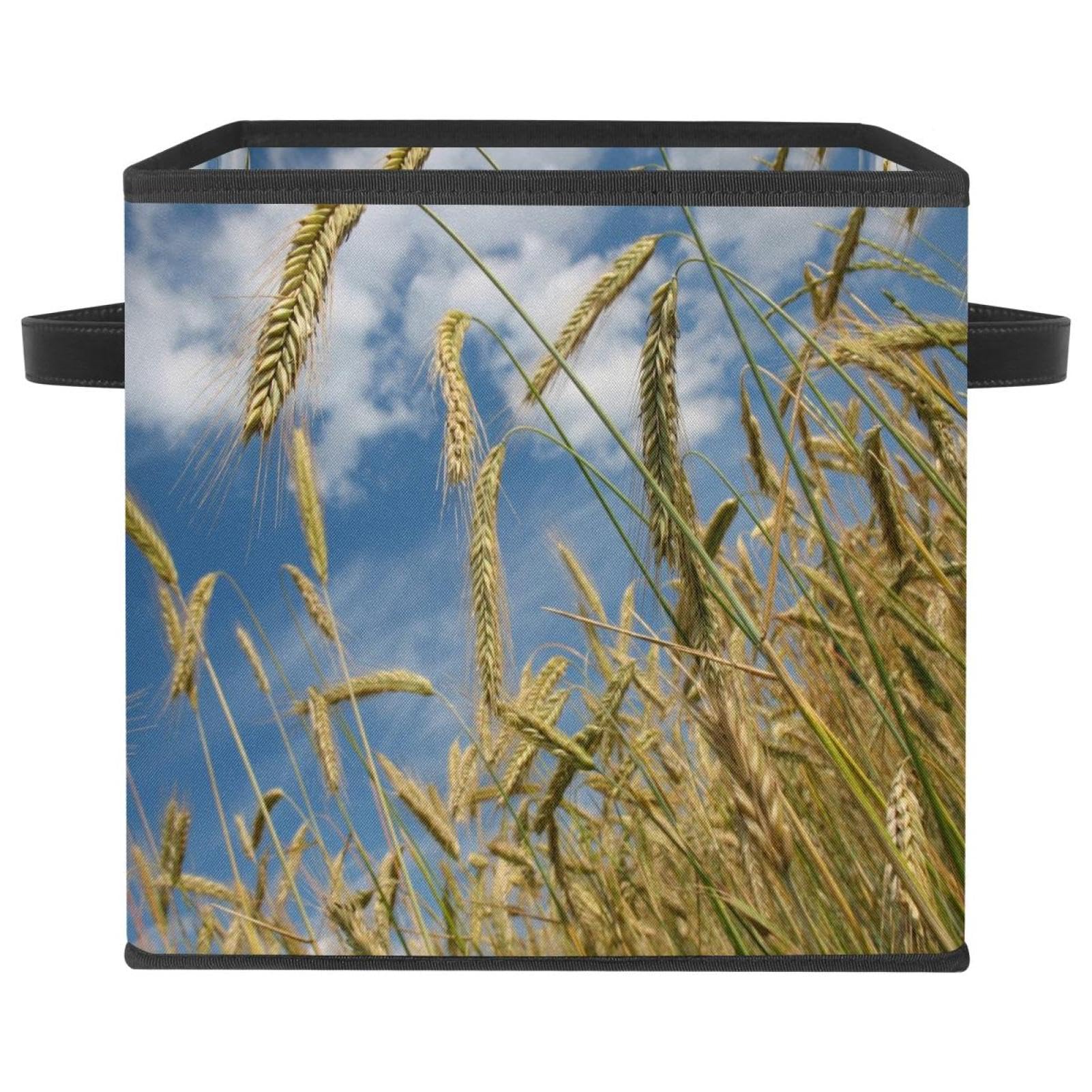 Boîte de rangement pliable en tissu cube pour en finir avec le désordre des livres et vêtements