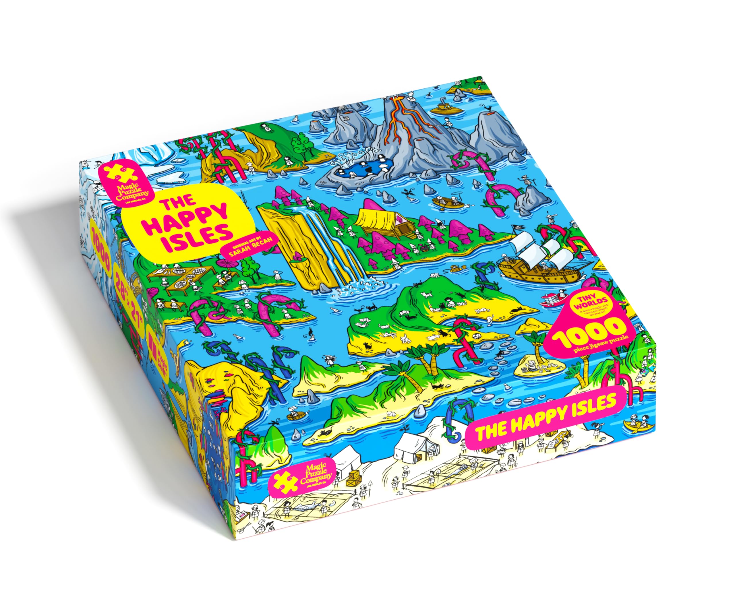 Magic Puzzle CompanyThe Happy Isles 1000-Piece Jigsaw Puzzle from The Magic Puzzle Company Series One