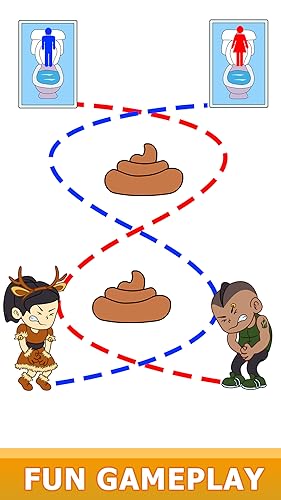 Miniatura 3 de Toilet Rush Race Master Draw Puzzle: Draw Line To Go Home Pee Challenge Fun Brain Game