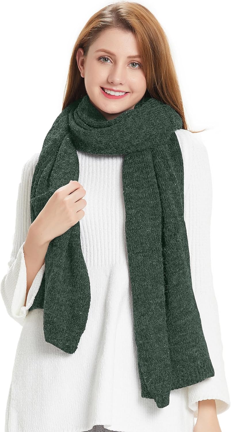 HANERDUN Women Warm Pashmina Shawl Wrap Winter Soft Cashmere Scarf with Pockets - Image 4