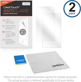 BoxWaveスクリーンプロテクター Spotify Car Thing対応 - ClearTouch アンチグレア 2枚パック 指紋防止マットフィルムスキン Spotify Car Thing用