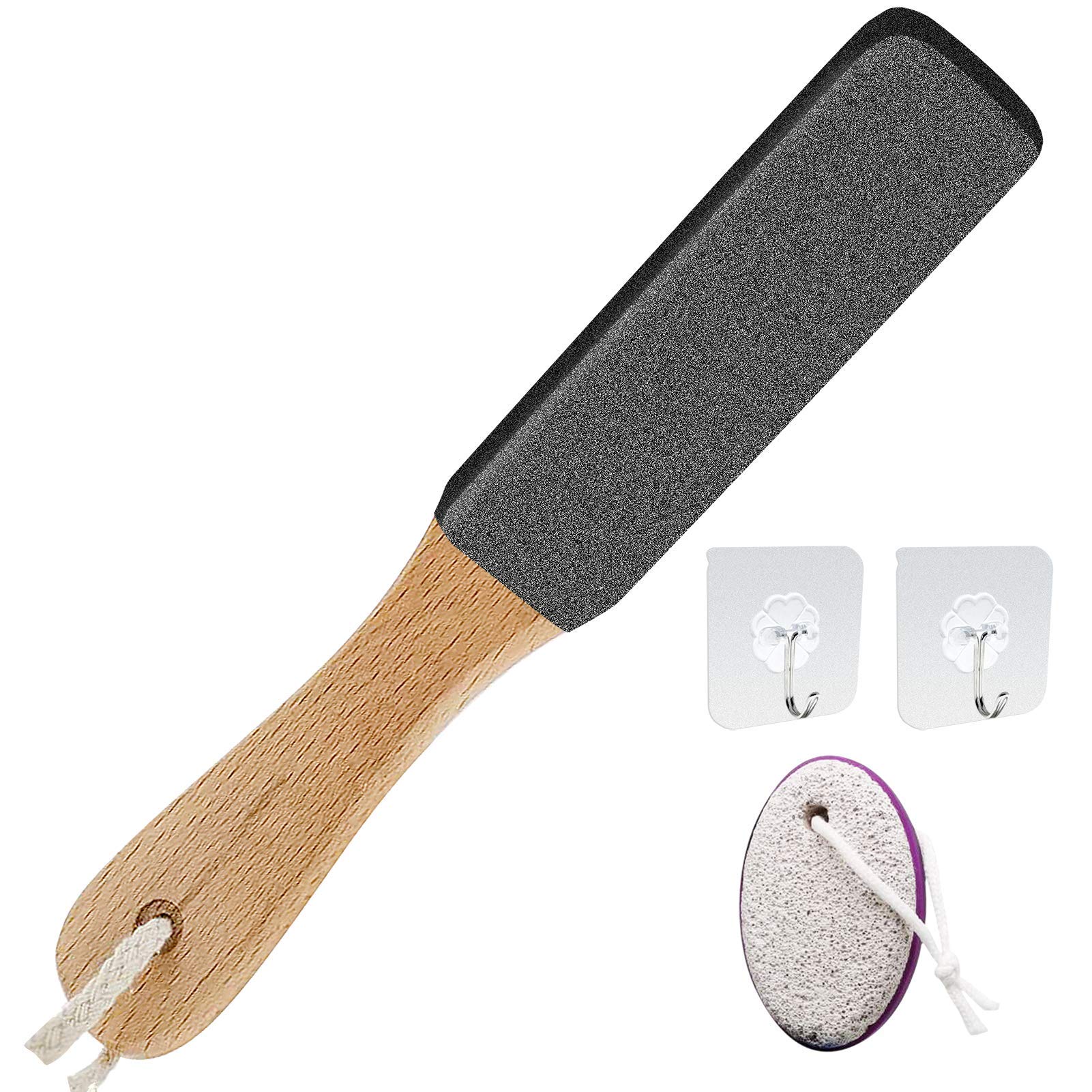 2026 Foot Massage Scrubber - exfoliating and Removing calluses for the feet. Foot Scrubber with Sandpaper to Remove Cracked Heels, Dead Skin and Hard Skin. Suitable for Both Wet and Dry feet.