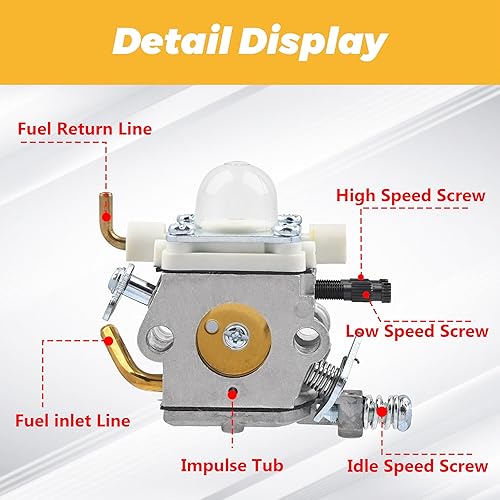 Miniatura 7 de Aulavik C1M-K77 Carburador para Echo PB-413H PB-403T PB-403H PB-620 PB-413T PB-460LN PB-461LN Soplador de mochila PB-610 PB413 PB-400 Carb con kit