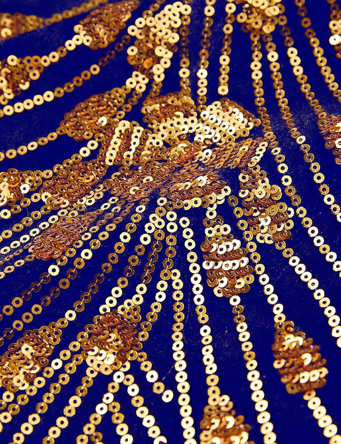 Pyiujtr Men's Sequins Velvet Shawl Lapels Stage Party Prom Wedding Dinner Suit Jacket Blazer - Image 7