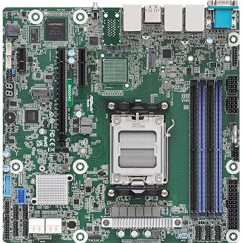 AsRock Rack B650D4U Micro-ATX Server Motherboard Single Socket AMD Ryzen 7000 Series Processor (LGA 1718) B650E PCIe 5.0 Dual