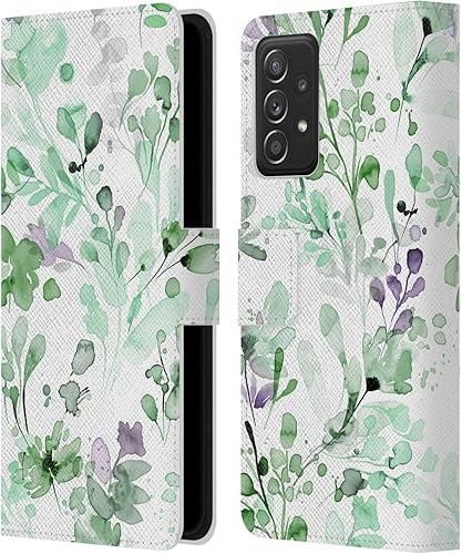 Miniatura 9 de Head Case Designs Officially Licensed Ninola Eucalyptus Wild Grasses Leather Wallet Case Compatible with Samsung Galaxy A53 5G (2022)