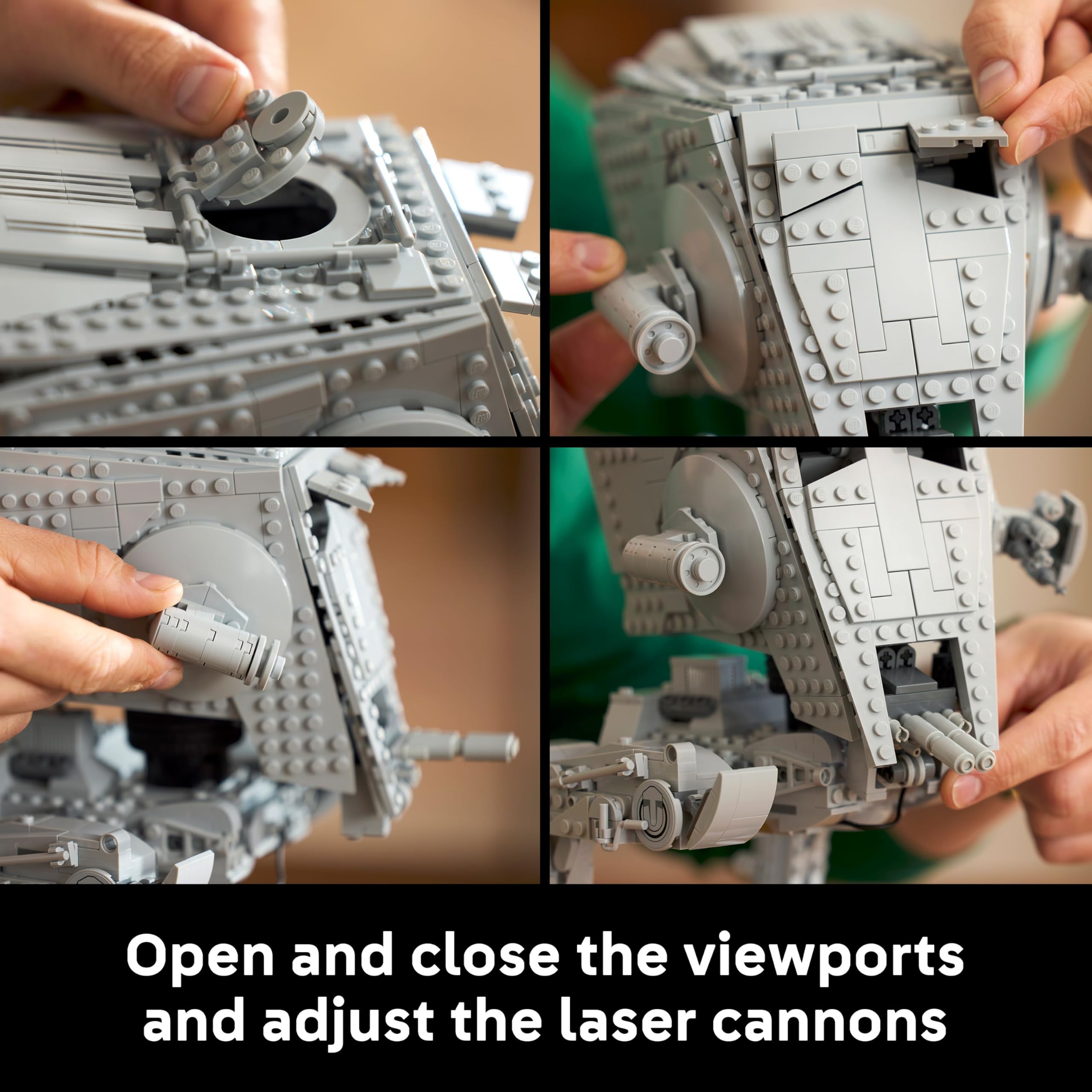 LEGO Star Wars 75417 Le Marcheur AT-St - Set de Construction pour Adulte - Maquette UCS pour Décoration Intérieure avec Minifigurine & Plaque Descriptive - Cadeau Collector pour Fans