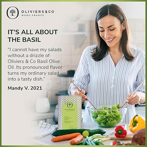 Miniatura 35 de Oliviers&Co Aceite de oliva con ajo fresco Aceite de oliva virgen extra italiano de primera calidad con ajo fresco AOVE gourmet para cocinar