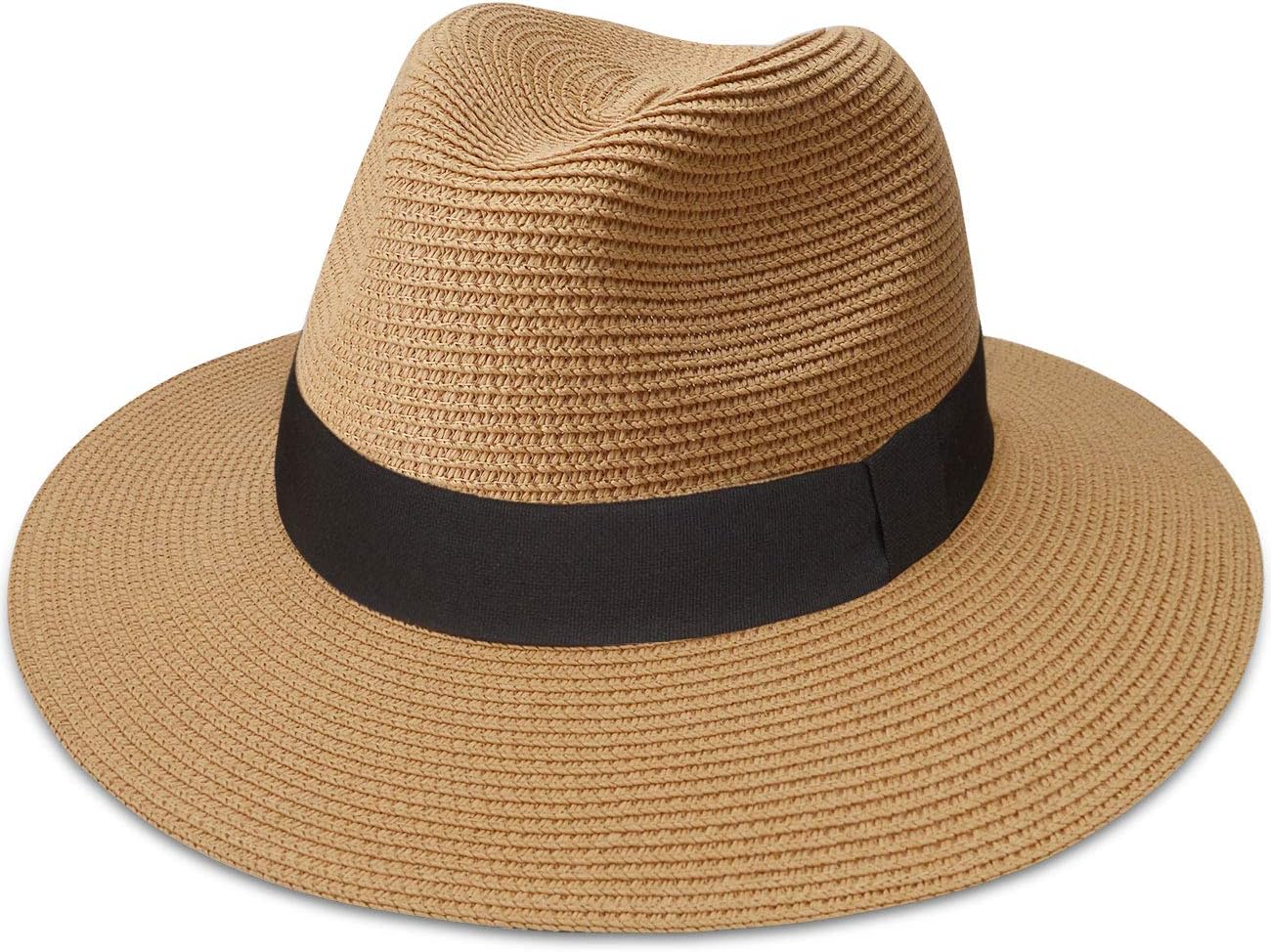 Panama Hat Rollable 58cm Straw-Fedora 58cm