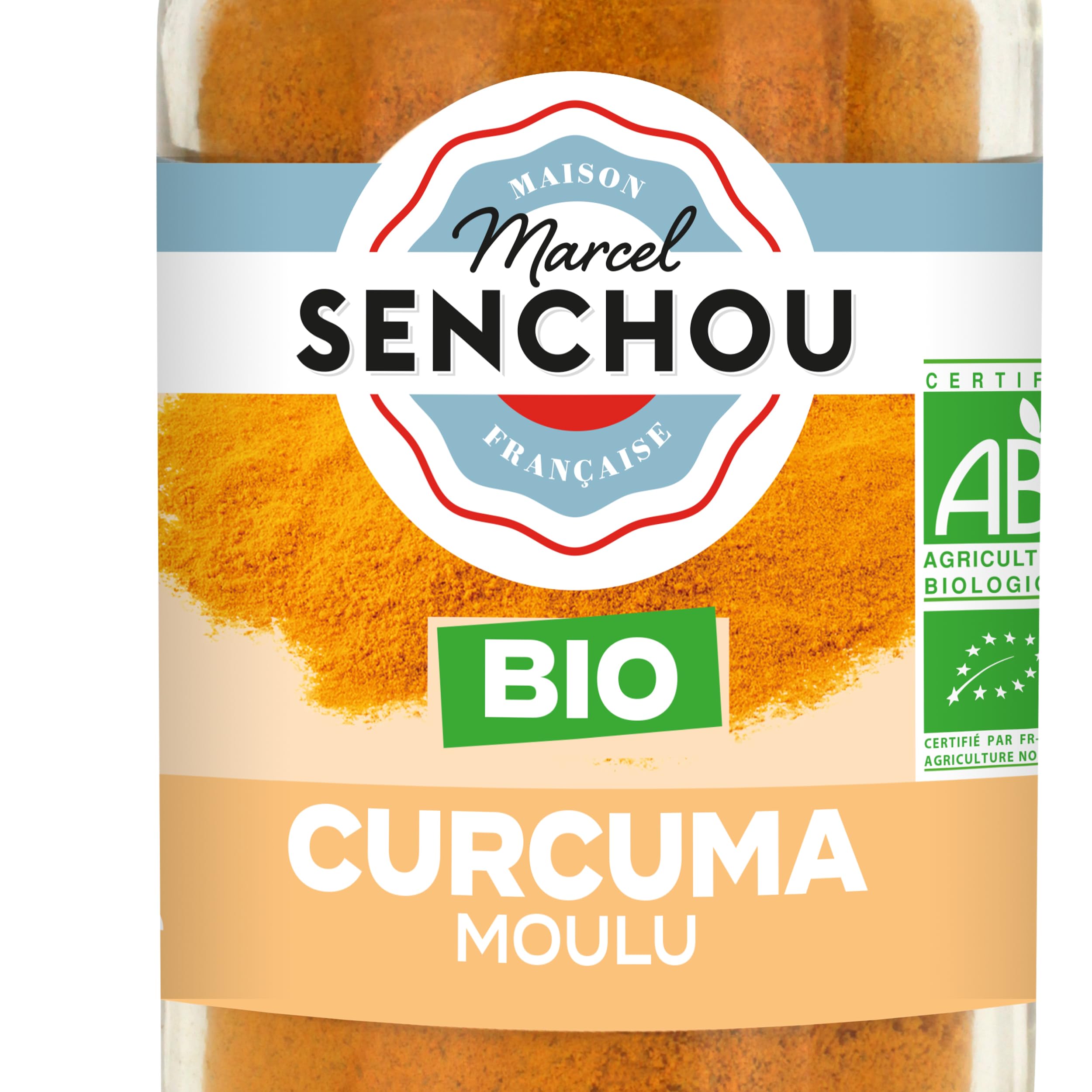 MARCEL SENCHOU - CURCUMA BIO 40G - Epices - Epices bio - 4570050, 1 Unité (Lot de 1)