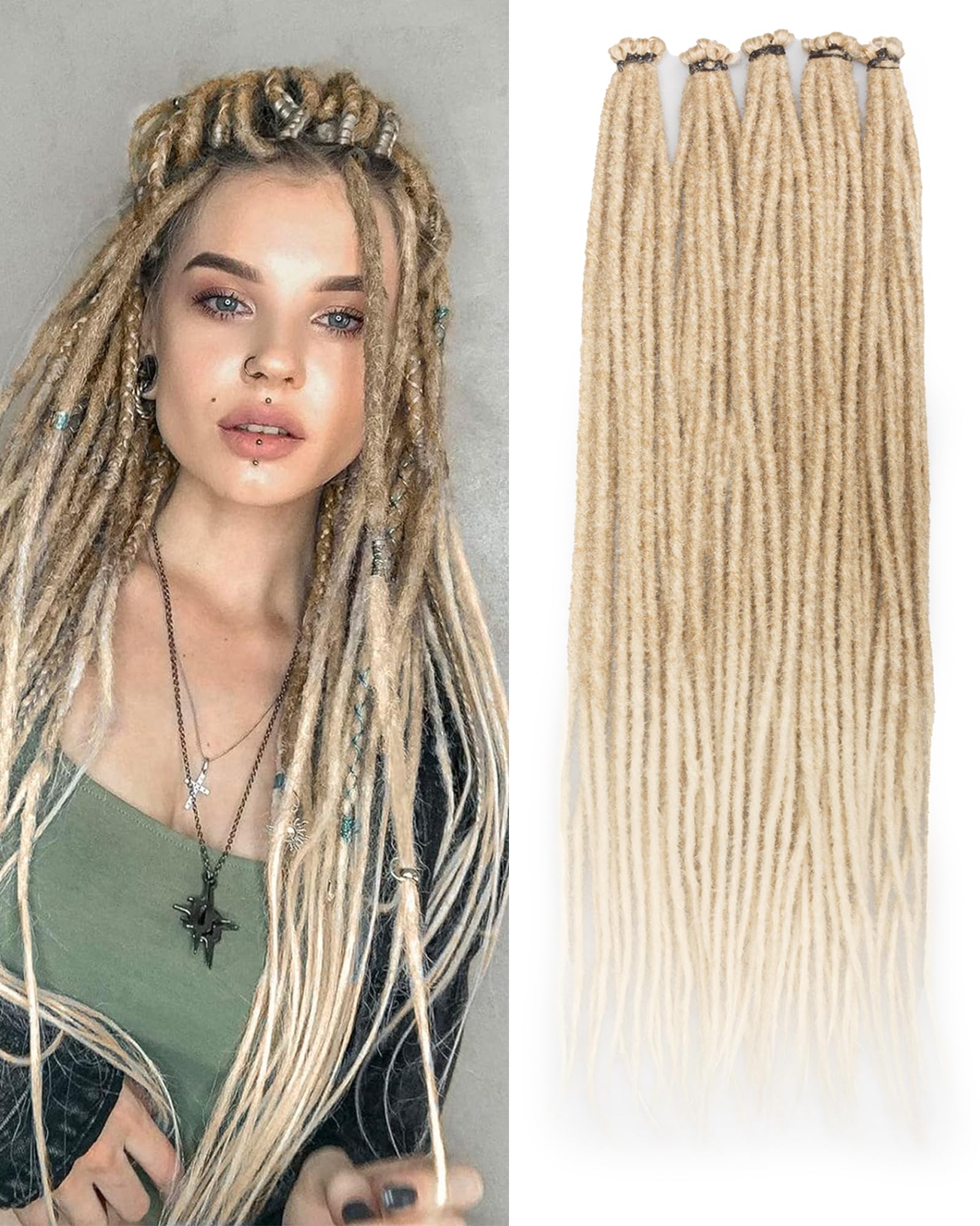 Amazon.com : 24 Inch Single Ended Dreadlock Extension for  display picture 1