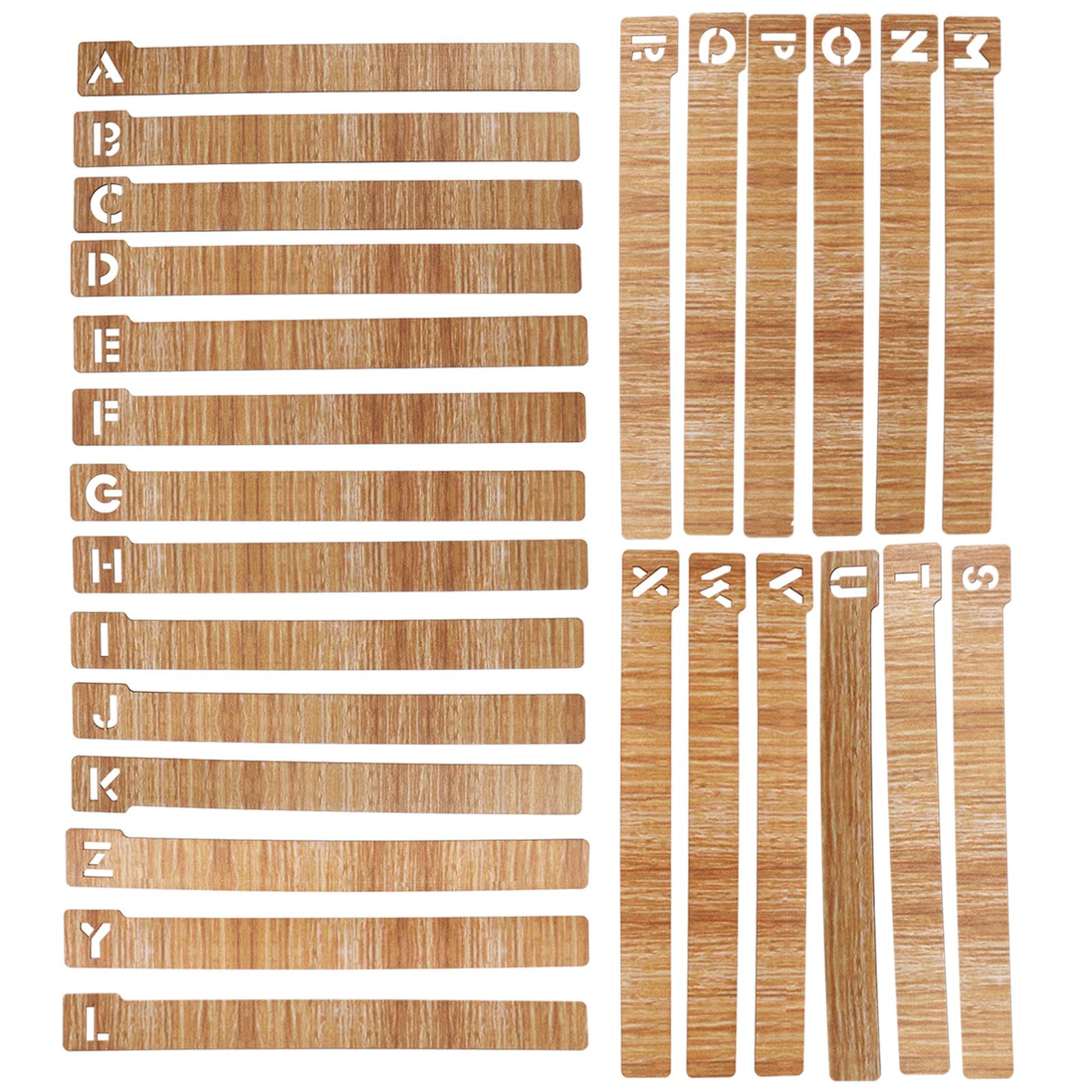 Segnalibri in Legno Alfabeto 26 Pezzi Classificatore Alfabetico e Miglioramento Ortografia Accessori per Libri Scolastici