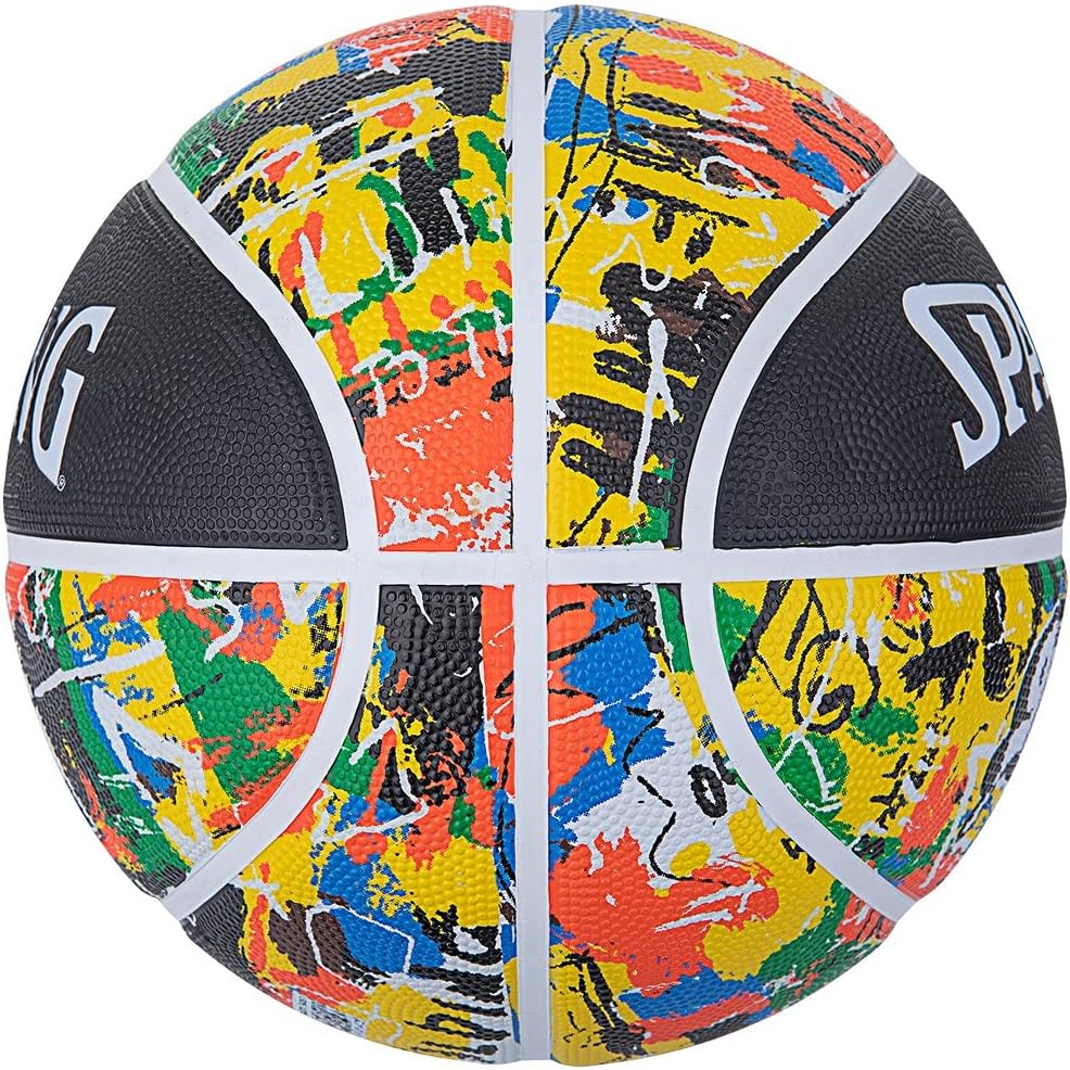 Spalding Graffiti Basketball Ball, No. 7, Rubber