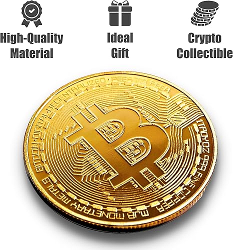 Miniatura 2 de Edición coleccionista Bitcoin Coin  Cryptocurrency conmemorativa coleccionable en vitrina protectora de acrílico  Perfecto para entusiastas de las