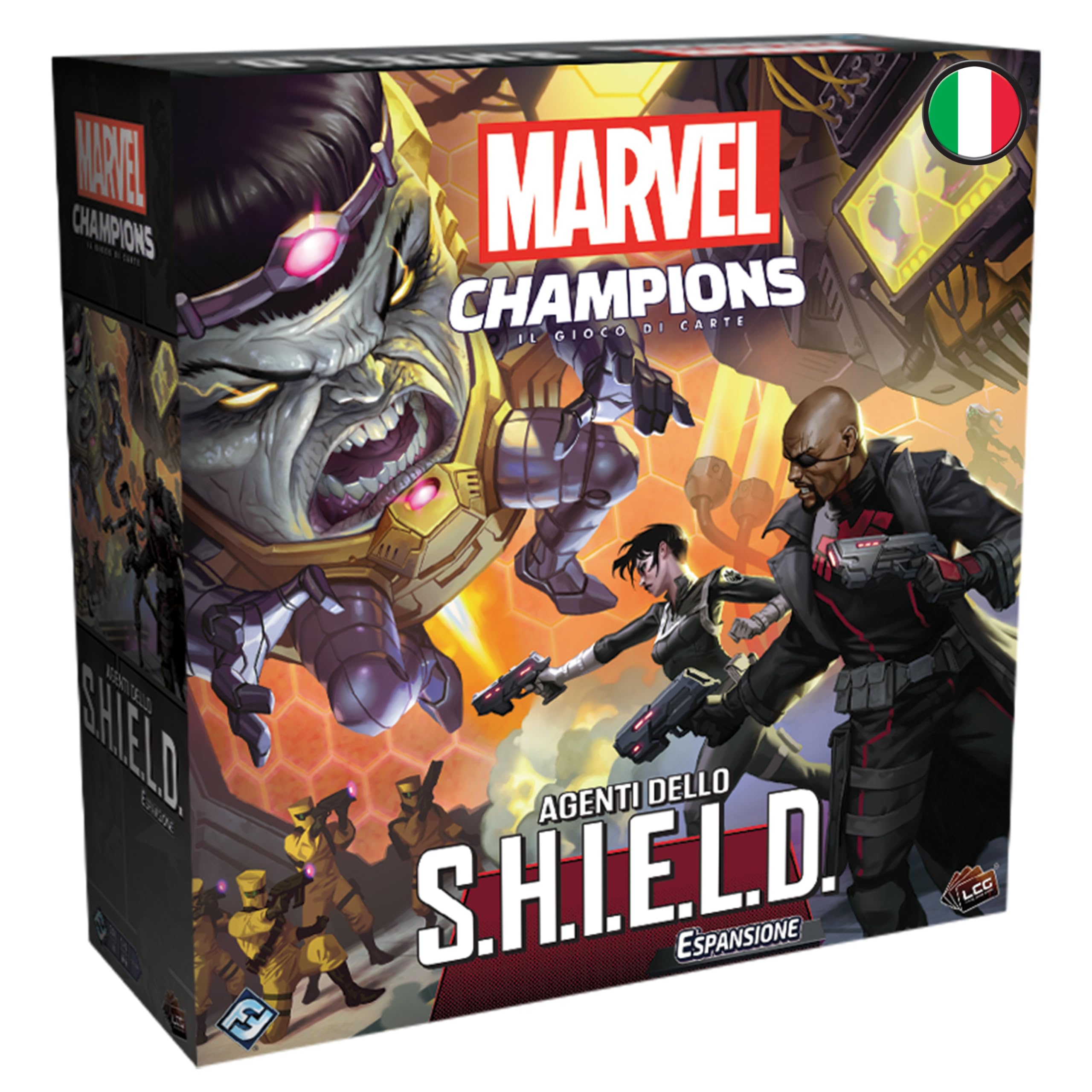 Asmodee Marvel Champions Il Gioco di Carte: Agenti dello S.H.I.E.L.D. Pack Campagna, Espansione Gioco da Tavolo, 14+ Anni, 1-4 Giocatori, Edizione in Italiano