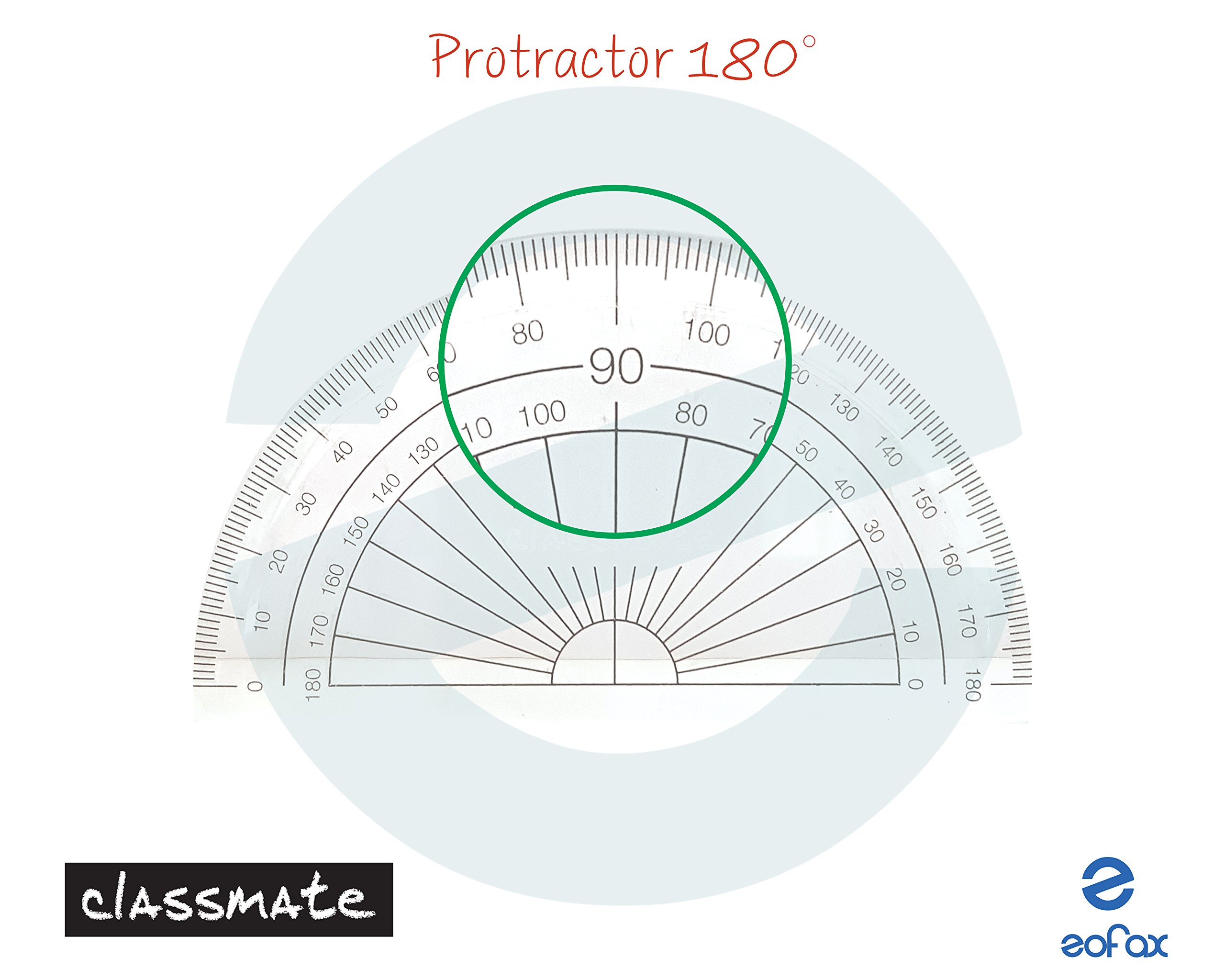 CLASSMATE Maths Set Geometry Ruler Squares Protractor Compass