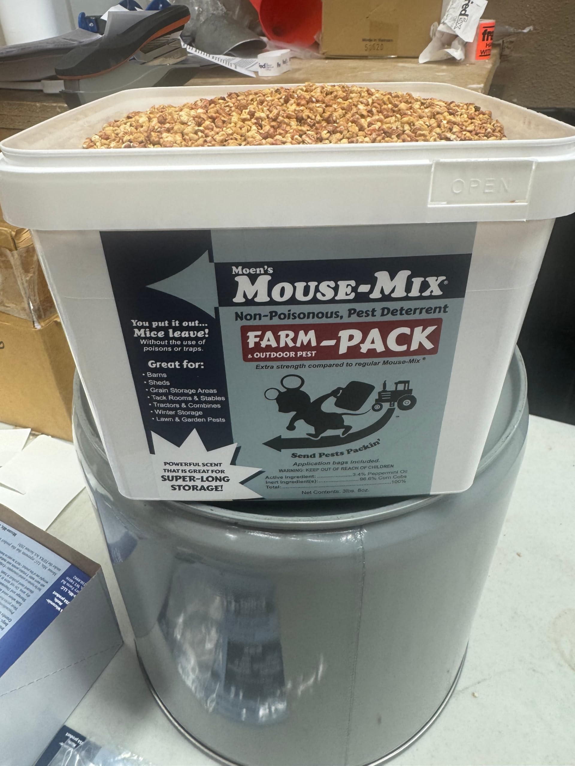 Moen's Mouse-Mix Mouse-Mix Farm Pack - Disuasorio de plagas Totalmente Natural, Paquete de Granja