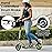 Aero Big Wheels Scooter for Kids 8-12, Teens & Adults | Pneumatic Air Tyre, Hand Controlled Drum Brake & Rubber Deck Mat | Adult Manual Kick Scooter | Foldable & Height Adjustable, 220lbs Max