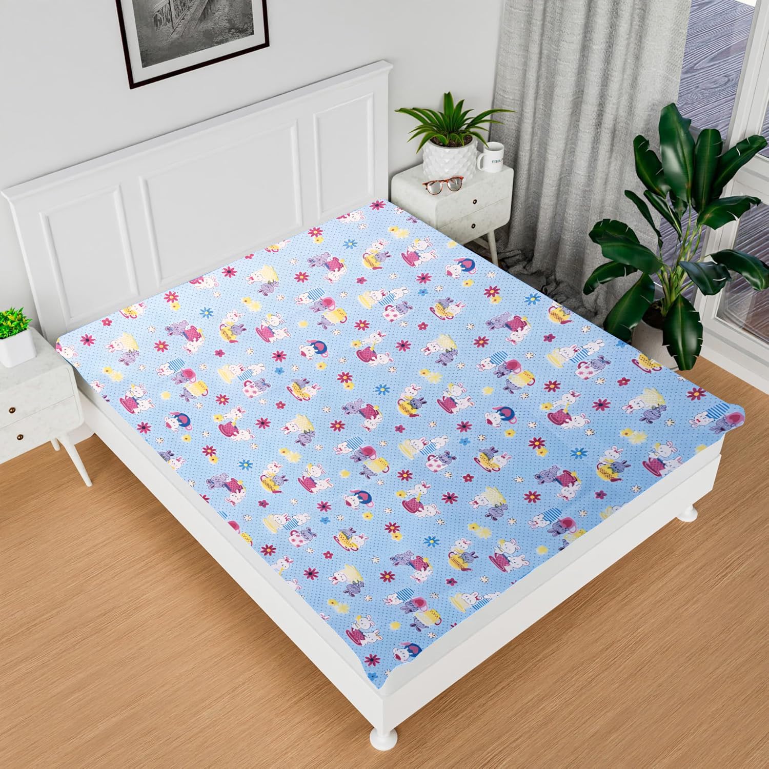 Waterproof Baby Bed Sheet - Protect & Style -26