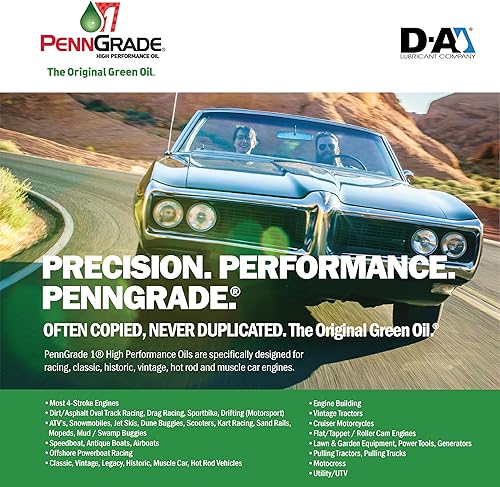 Miniatura 3 de Aceite de motor PennGrade  PennGrade1 Racing Oil  Anteriormente Brad Penn  Aceite de alto rendimiento  SAE 30  Caja de 12 cuartos de galón