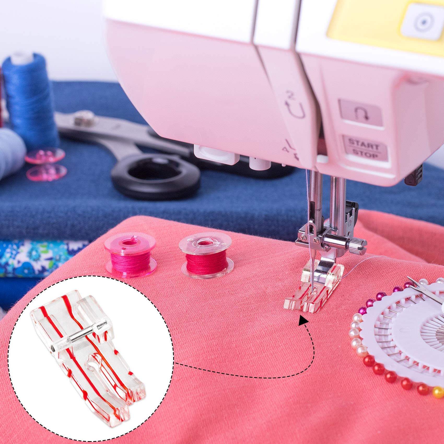 Presser Voet Kit, Diverse , Sewing machines and accessories Types Universele Presser Walking Voeten Set Voet Kit Compatibel voor Huishoudelijke Naaimachines