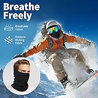 Vista 5 de Mascarilla FR para hombres CATHRC2 resistente al fuego polaina para el cuello que cubre 100% algodón arco flash soldadura escudo protector 12CAL