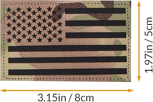 Miniatura 8 de 2 parches médicos reflectantes IR tácticos militares, infrarrojos IR EMT MED médico de la Cruz Roja Moral gancho y bucle insignia de primeros