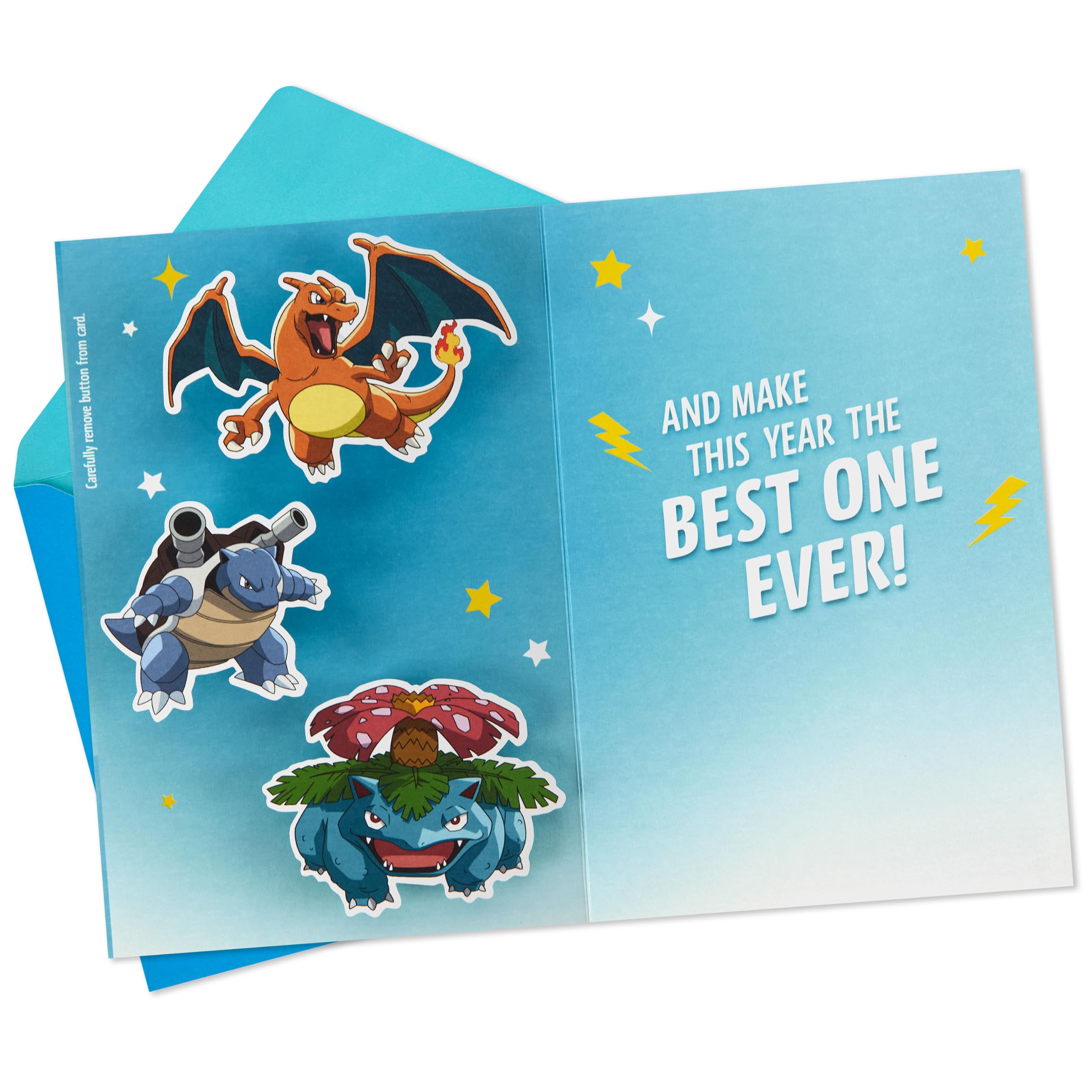 Hallmark Pokémon Birthday Card for Kids (Celebrate Like a Champion) : Everything Else