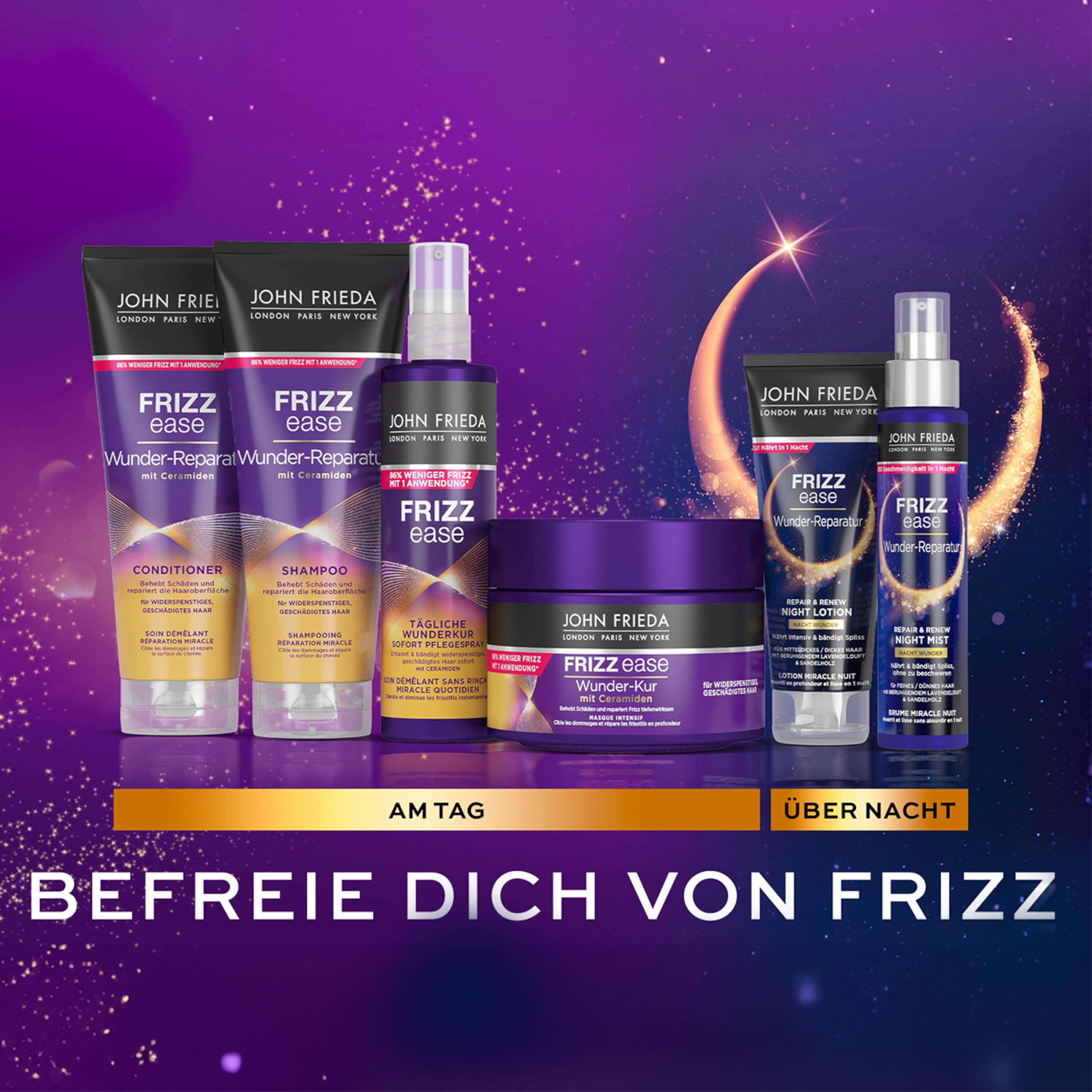 John Frieda Frizz Ease Wunder-Kur Kuracja do Włosów, 250 ml