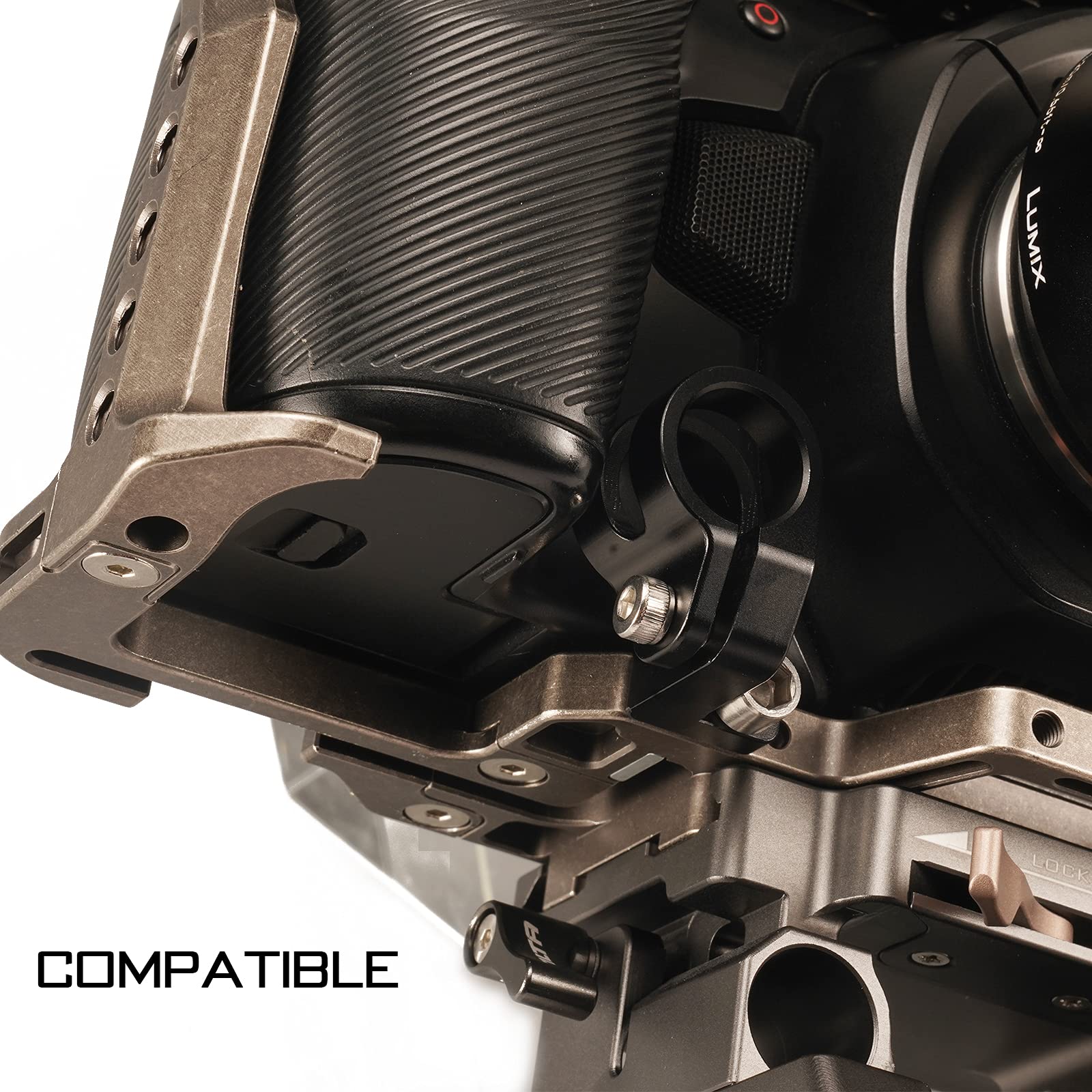 Tilta Support Tige Latéral 15 Mm Pour Cage BMPCC 4K - Montage Accessoires Léger Et Solide