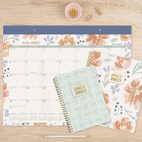 Miniatura 8 de AT-A-GLANCE - Agenda académica 2021-2022, planificador semanal y mensual, 8-12 x 11 pulgadas, grande, para escuela, profesor, estudiante, insignia