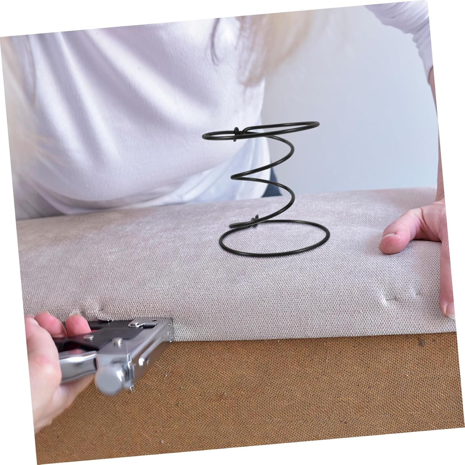 10pcs Sofa Recliner Replacement Parts Upholstery Springs Zig Easy Install Furniture Spring Clips for Seat Repair